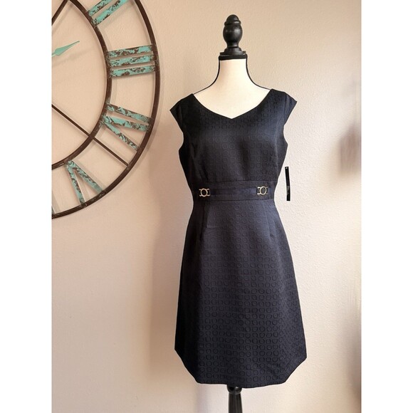 Tahari ASL Dresses & Skirts - Tahari ASL Dress Black Sleeveless Textured Lined Size 8 NWT